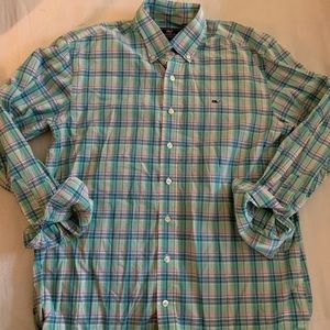 Vineyard Vines Classic Fit Whale Button Down Shirt